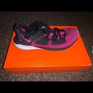 Nike pink running shoes
